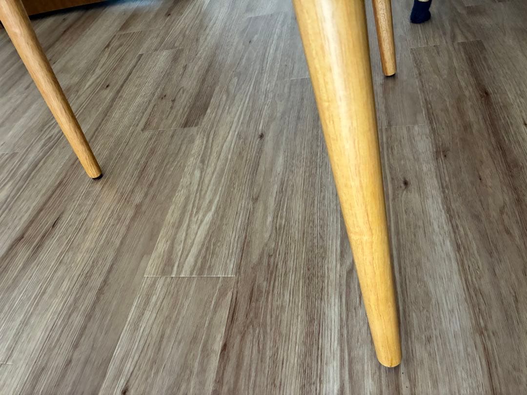 ★値下げ★ビスコットセミオーダー★ダイニング丸テーブル80cm★オーク材★美品★