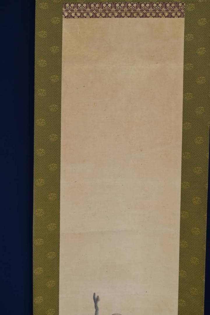 【真作】葛堂栄隆/寿老人図/掛軸☆宝船☆AB-65