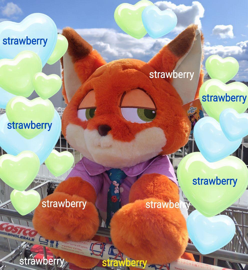 ズートピア゙２　ニック　大きな　ぬいぐるみ　ブランケット付き♥　コストコ　新作②