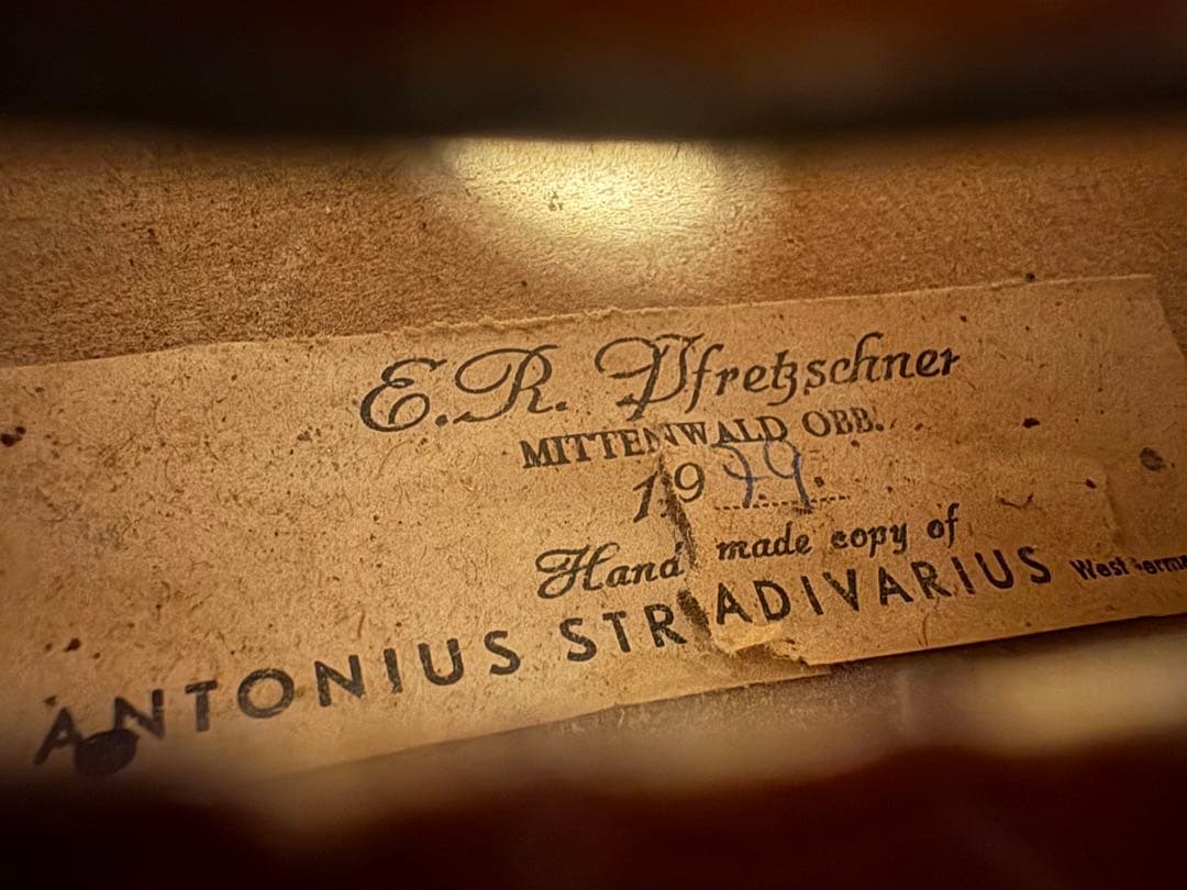 E.R. Pfretzschner バイオリン　4/4 1979年製