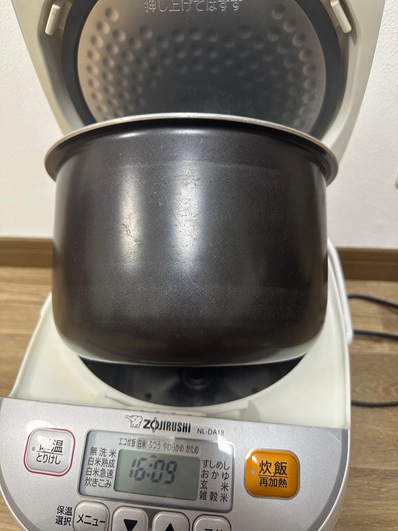 象印 一升炊 炊飯ジャー NL-DA18 2021 年製