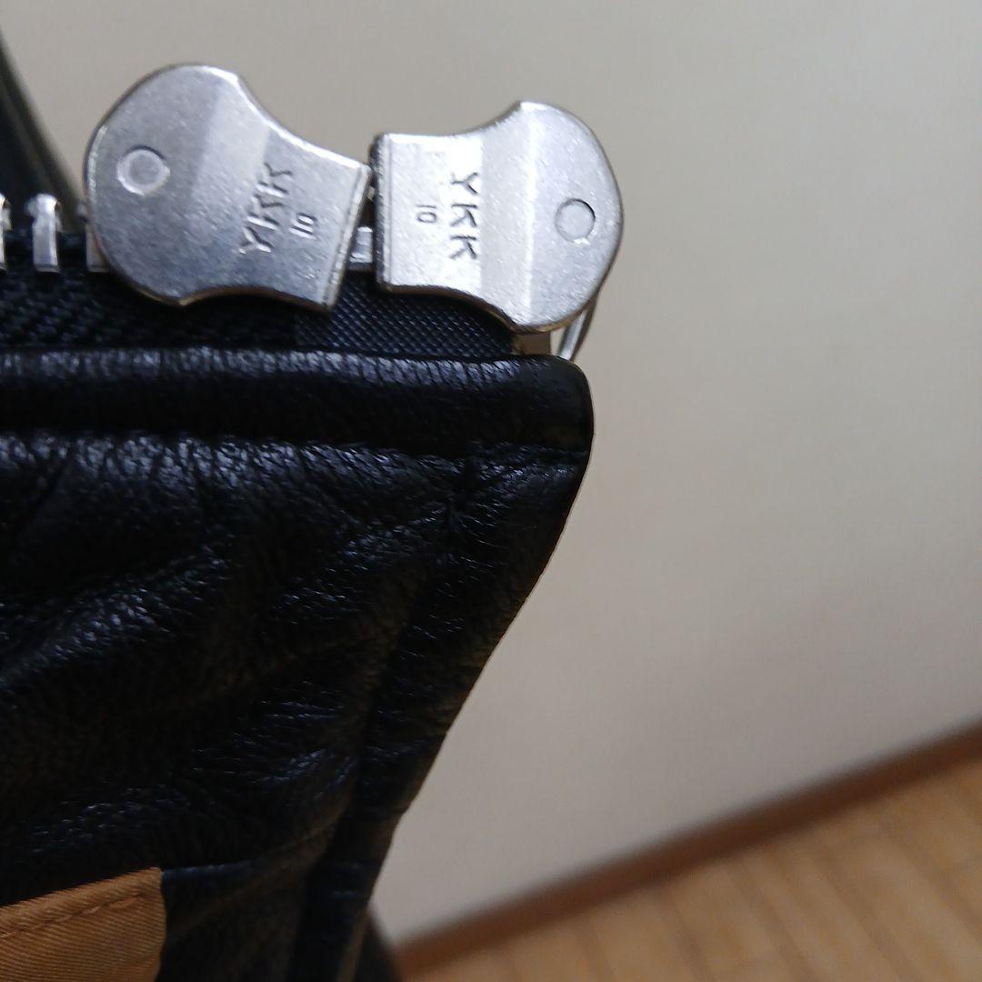 レトログレード襟つきシングルライダースシープスキン