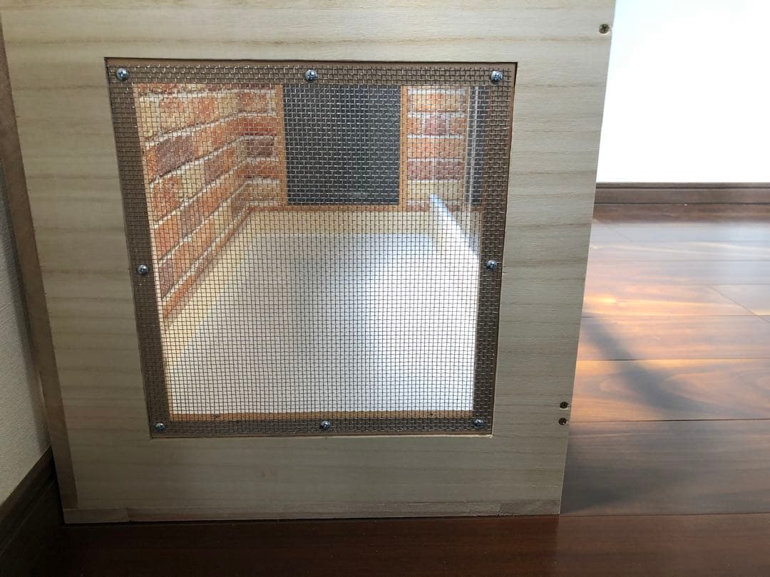 新品未使用　木製ケージ　ハリネズミ　ハムスター　小動物　爬虫類　両生類