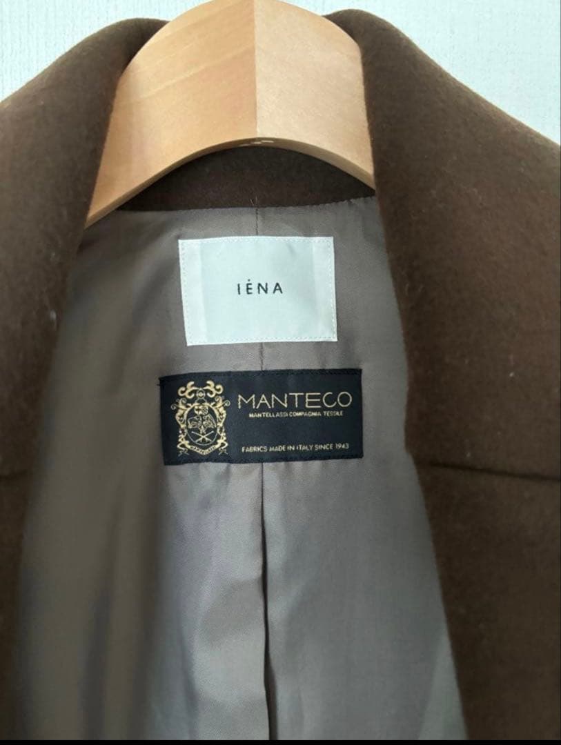 *美品* IENA MANTECO マンテココクーンコート 36