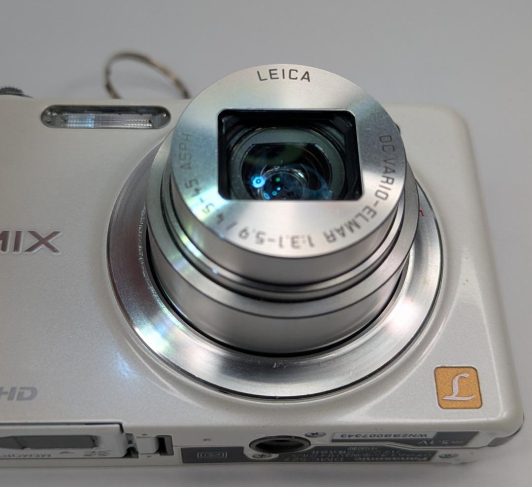 美品 Panasonic LUMIX DMC-SZ7 デジタルカメラ ホワイト