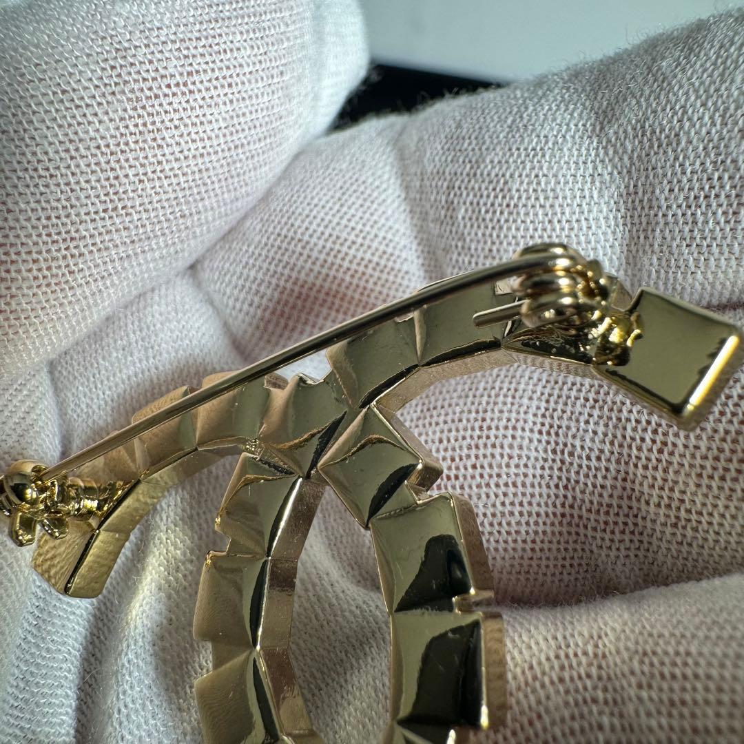 ★極美品★ CHANEL シャネル　ココマーク　ライトストーン　ブローチ