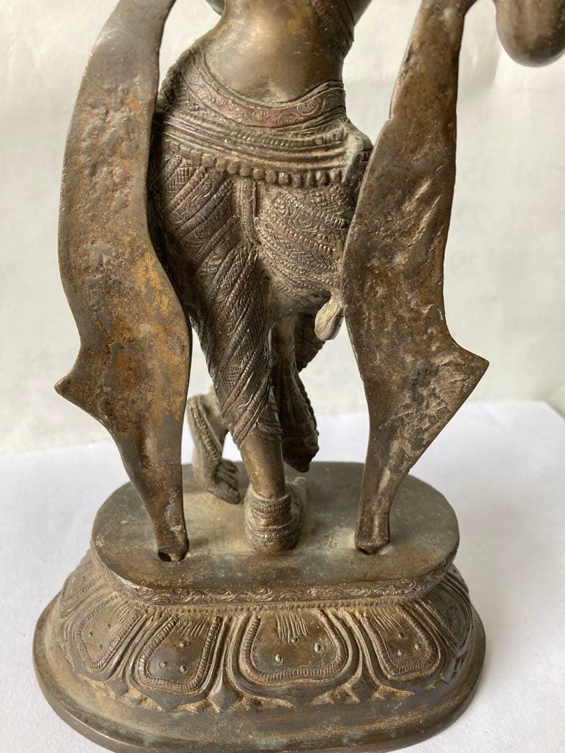 大（古）仏像，古銅製，時代物。