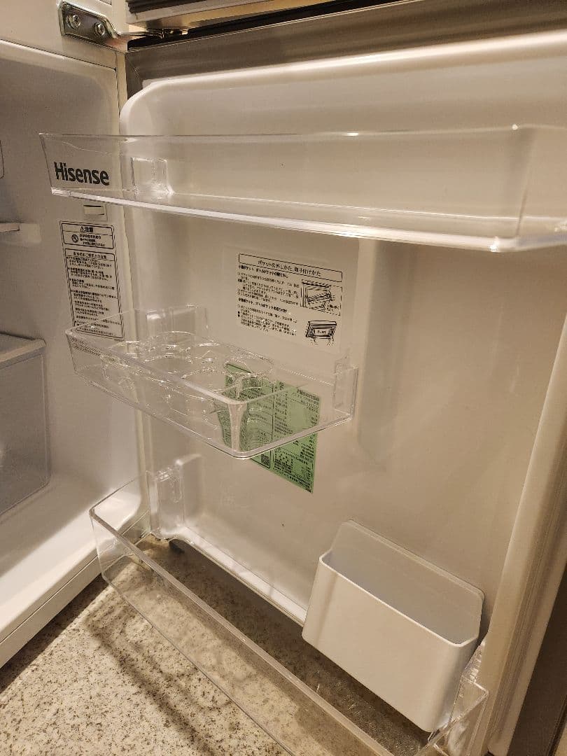 【美品】Hisense 2ドア冷凍冷蔵庫 2023年製