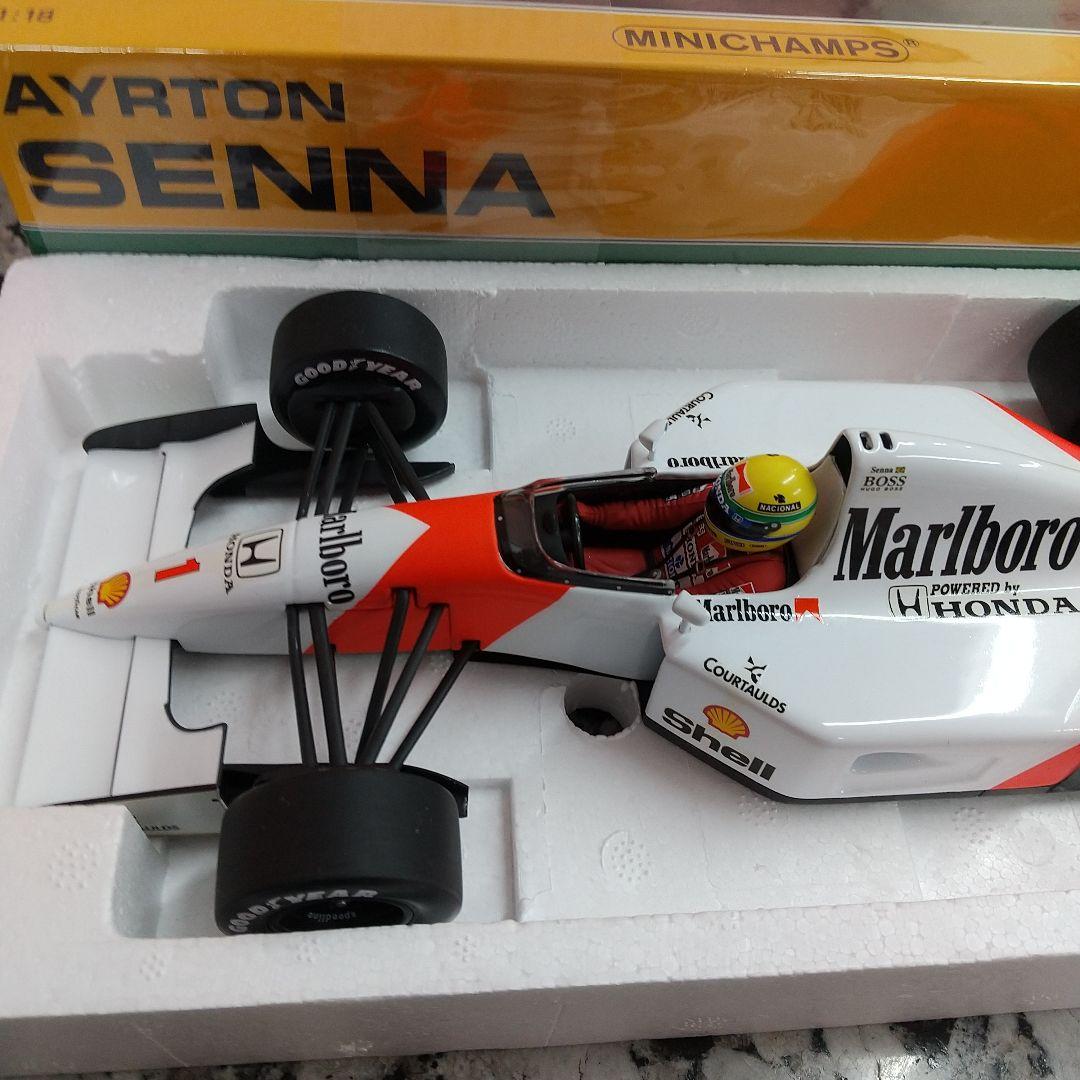 1/18 PMA MP4/7 マクラーレンホンダ セナ 1992 マルボロ仕様
