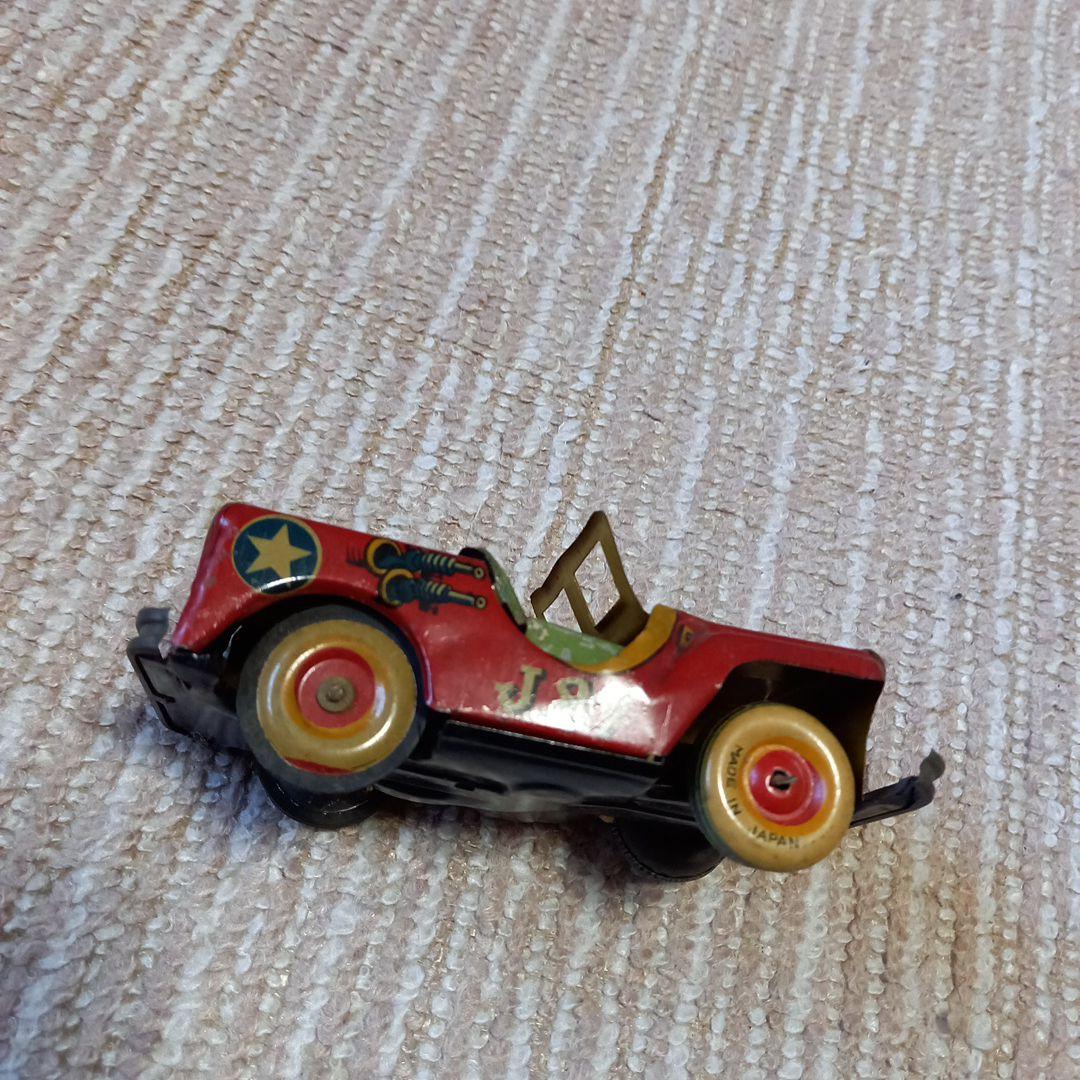 ブリキのミリタリー　当時物　ジ一プ　米軍　アンティーク　レトロ