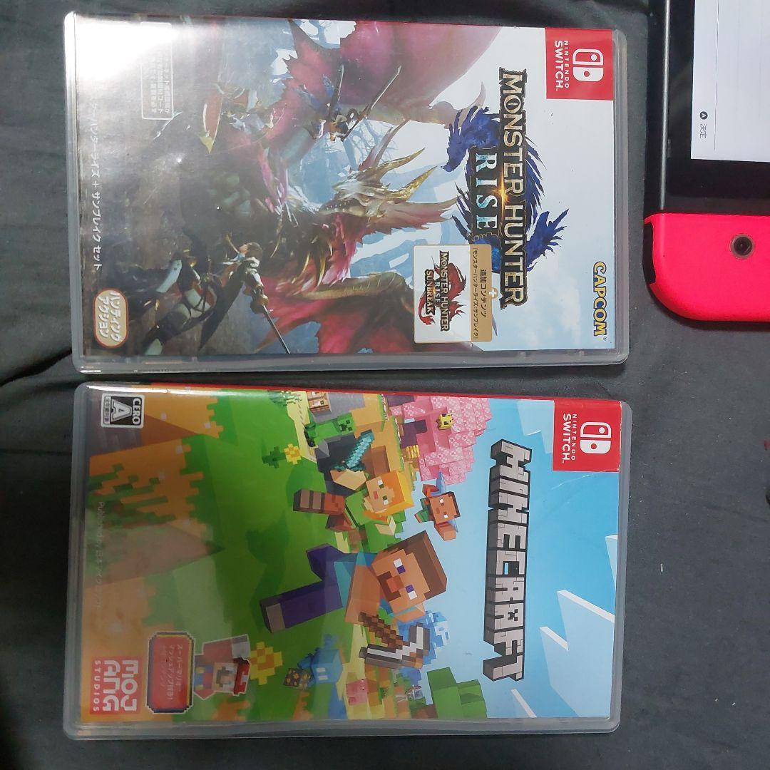 Nintendo Switch 青と赤 本体 + ゲーム2本