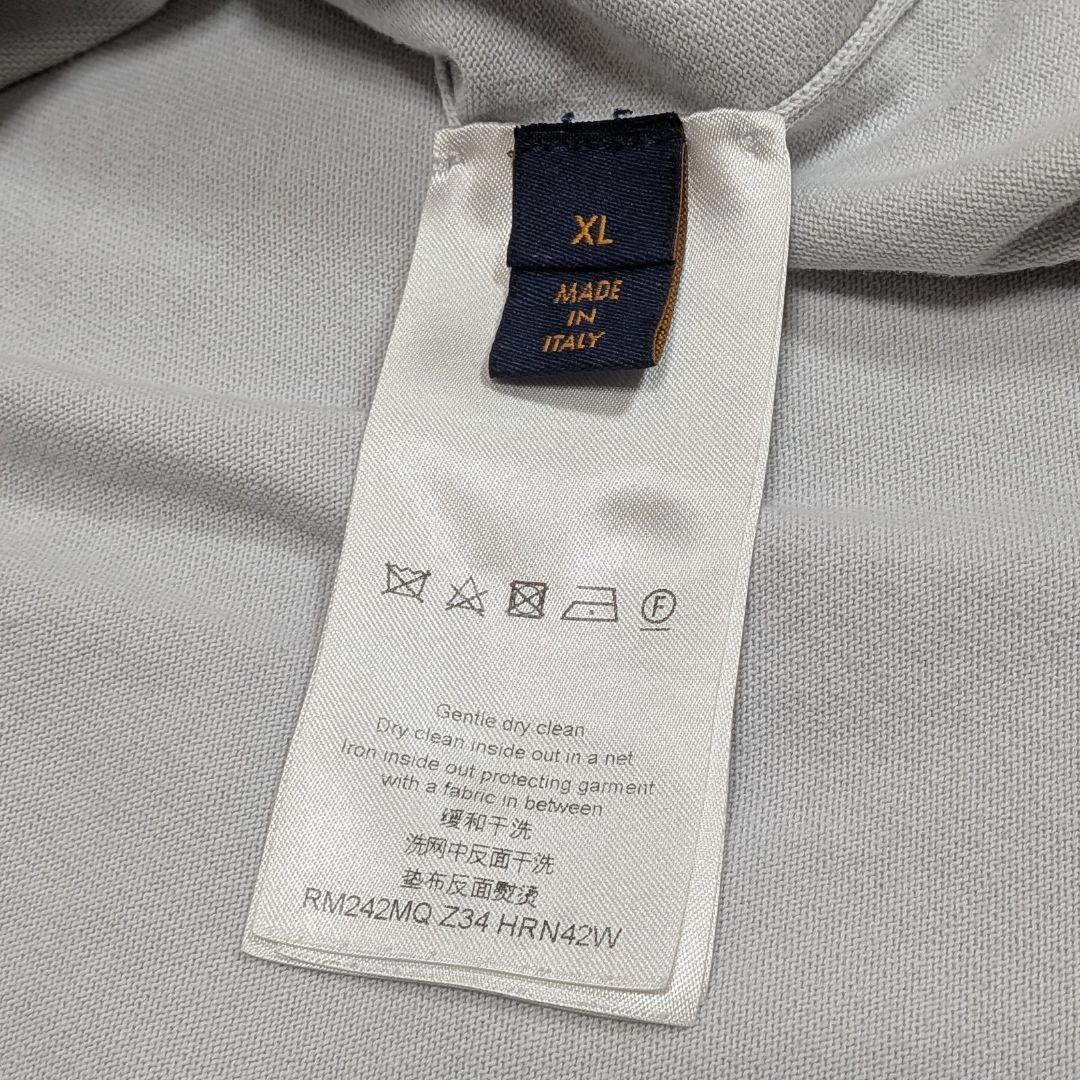 【値下げ】ルイヴィトン 半袖カットソー モノグラム柄 グレー XL