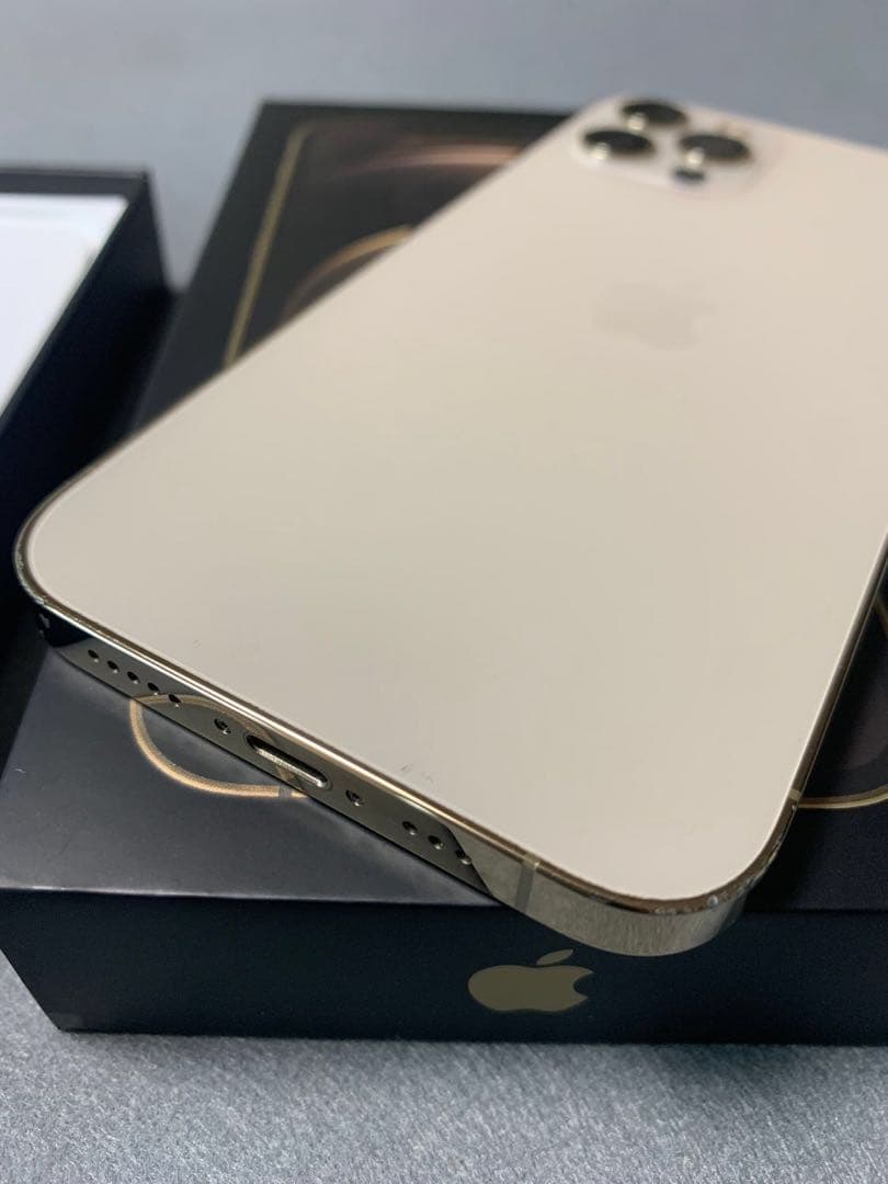美品 国内版 SIMフリー iPhone12 Pro 128GB ゴールド色