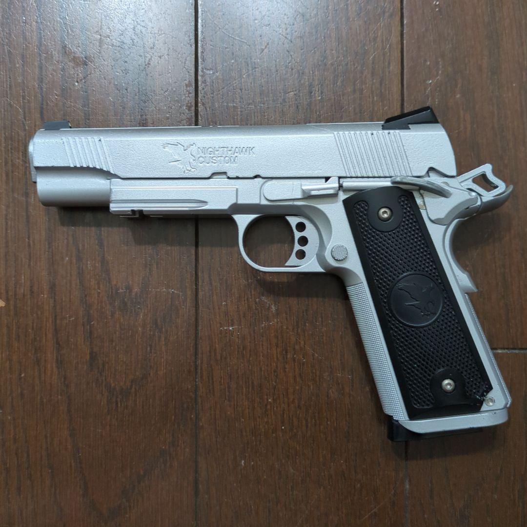 WA Nighthawk Custom Talon ガスガン シルバー　ファブル