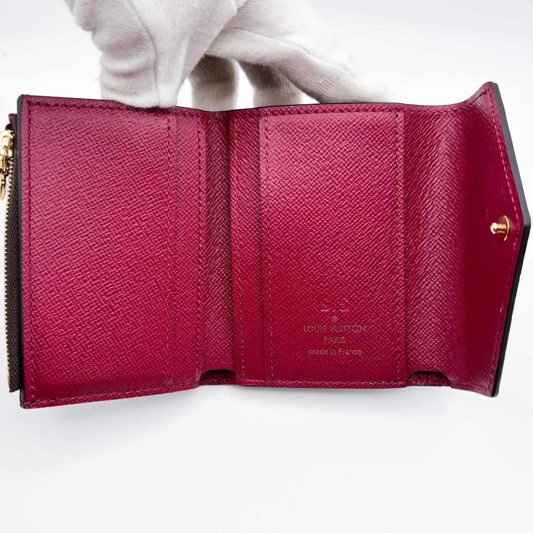 みん★ ルイヴィトン モノグラム ポルトフォイユ ゾエ フューシャ
