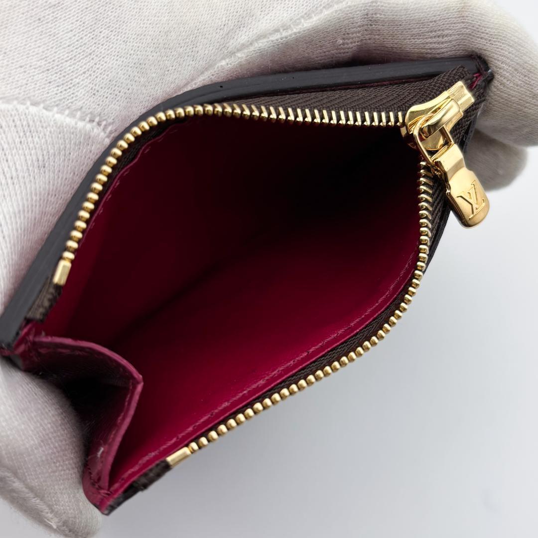 みん★ ルイヴィトン モノグラム ポルトフォイユ ゾエ フューシャ