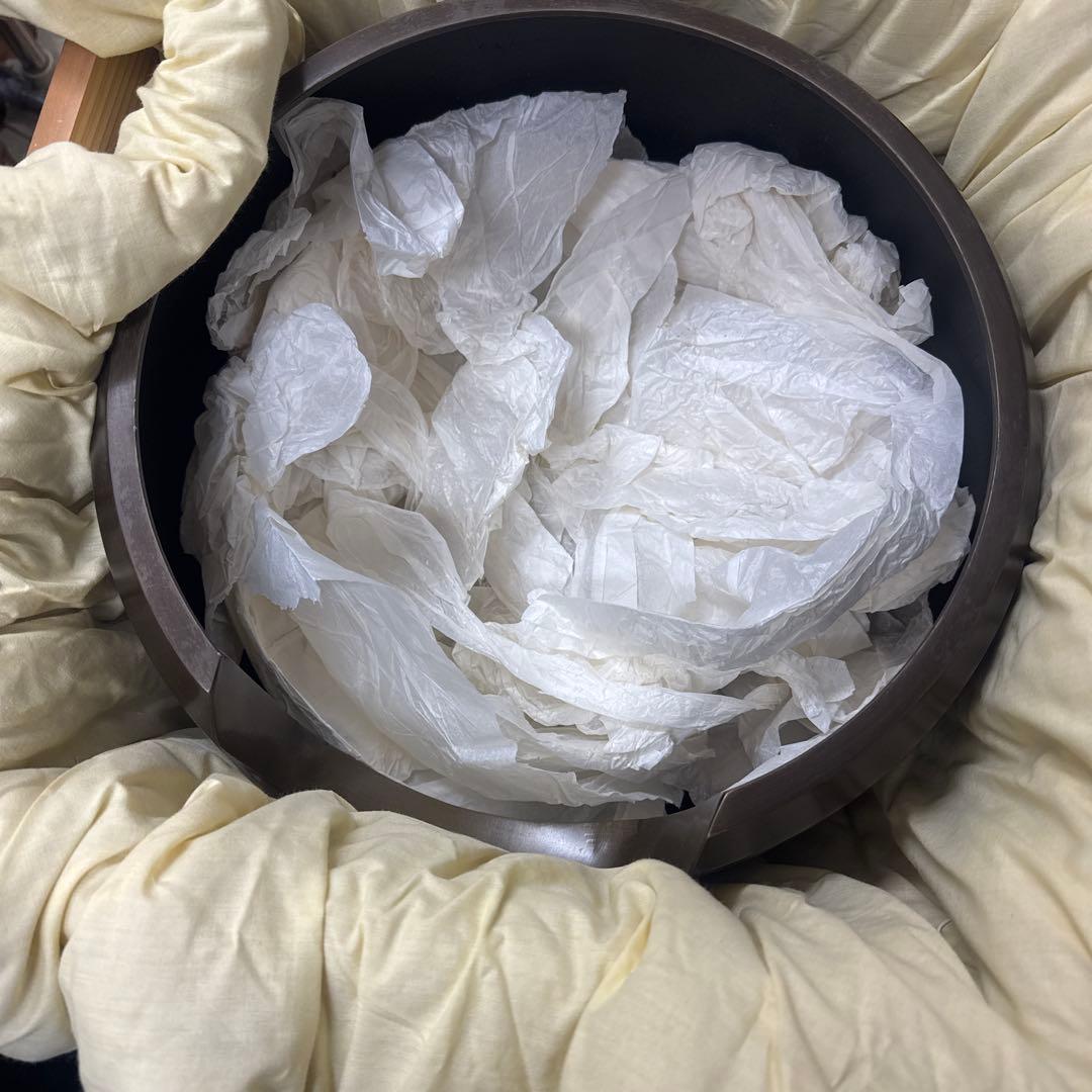 茶道具 風炉 風炉釜 唐銅製 三つ足 火鉢 工芸品 風呂釜 昇雲