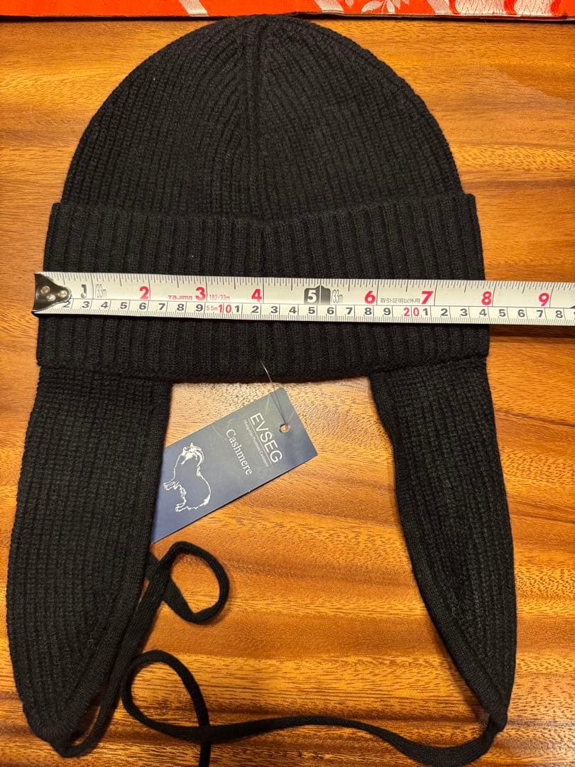 カシミヤ100%ニット帽