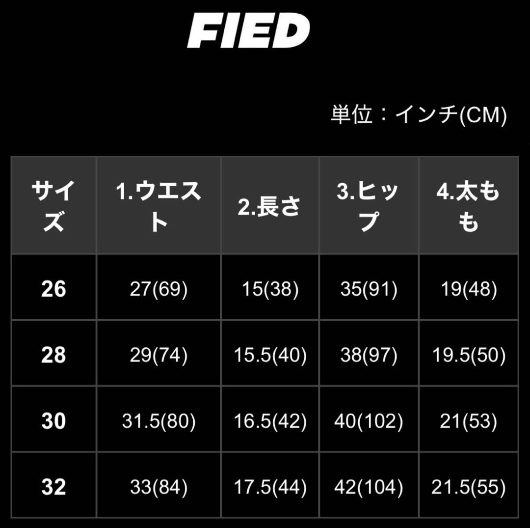 FIED フィジーク サーフパンツ　サイズ26