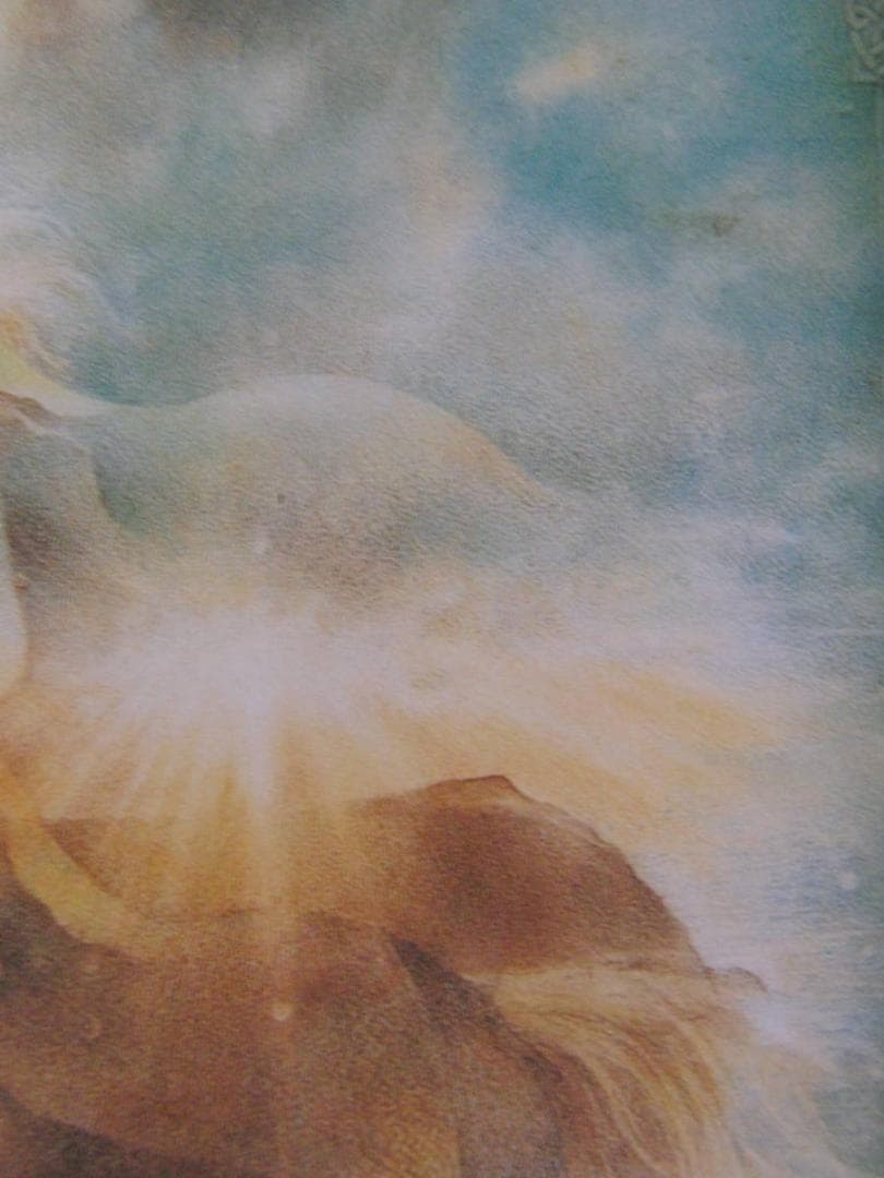 きたのじゅんこ、「ケルトの女神伝説」、希少画集、額装画、日本製・新品額にて額装