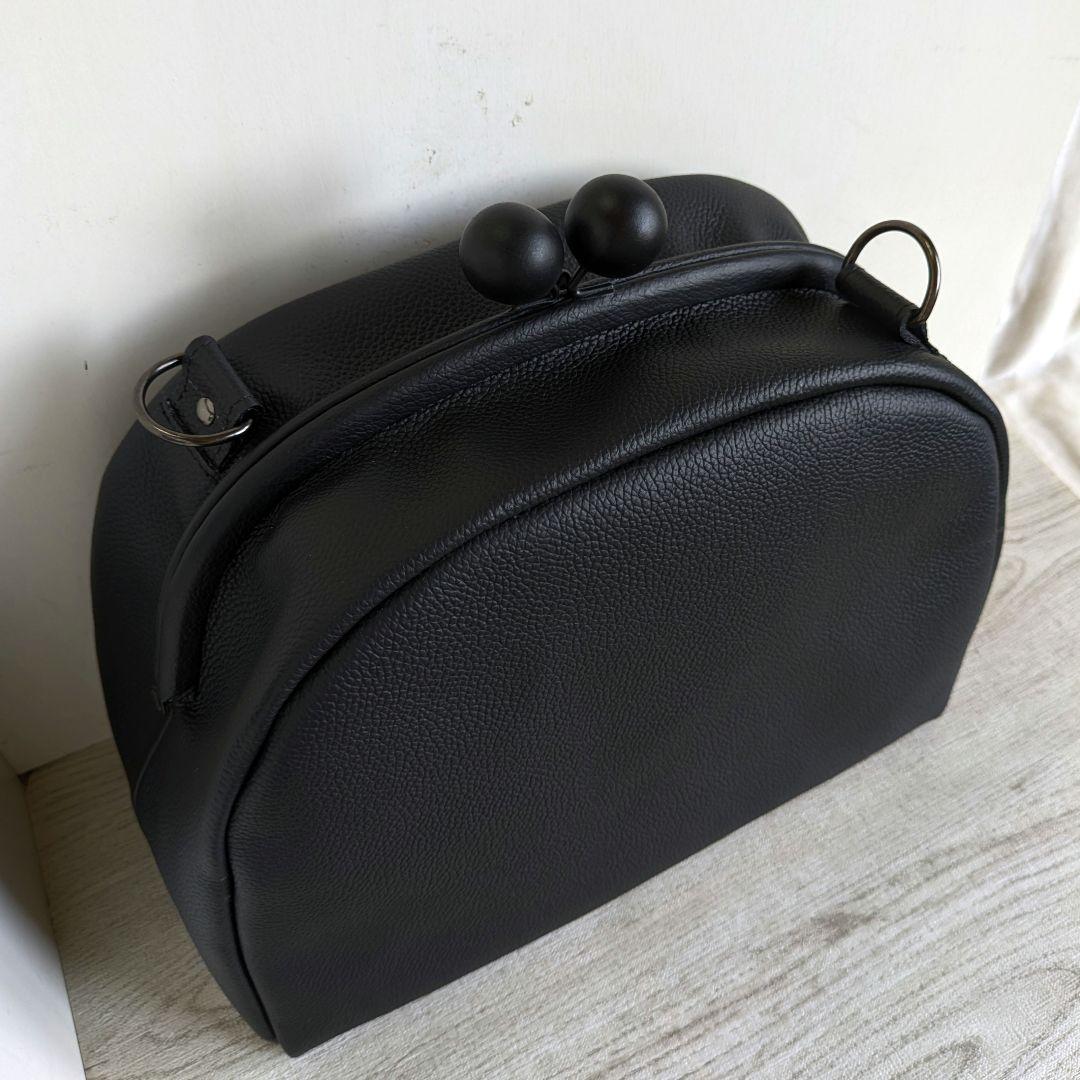 ミサト がま口ショルダーバック、親子がま口お財布　革