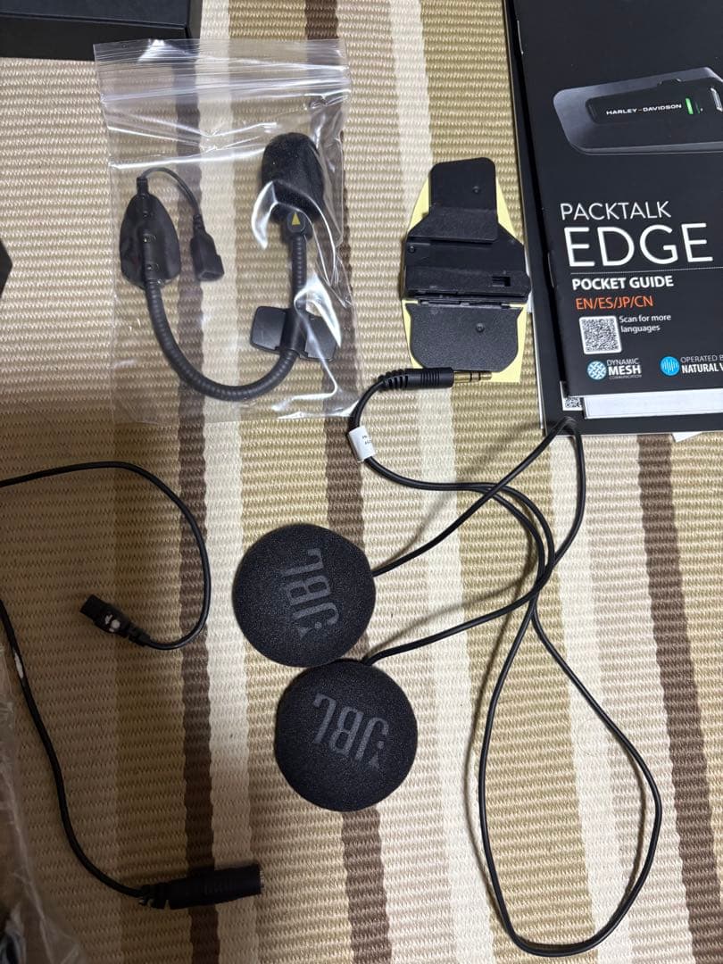 [美品]cardo PACKTALK EDGE インカム ハーレーダビッドソン