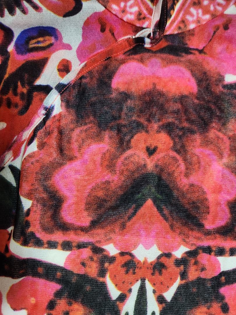 美品 VIVIENNE TAM チャイナ　メッシュ　ノースリーブ