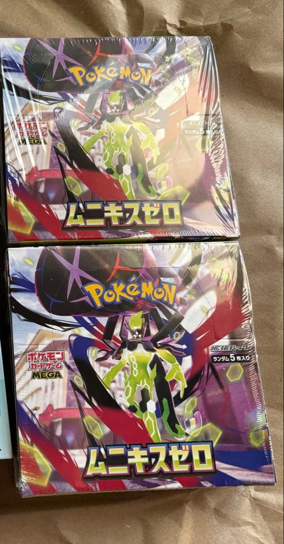 未開封:ポケモンカード　ムニキスゼロ　2BOX シュリンク付　ポケカ