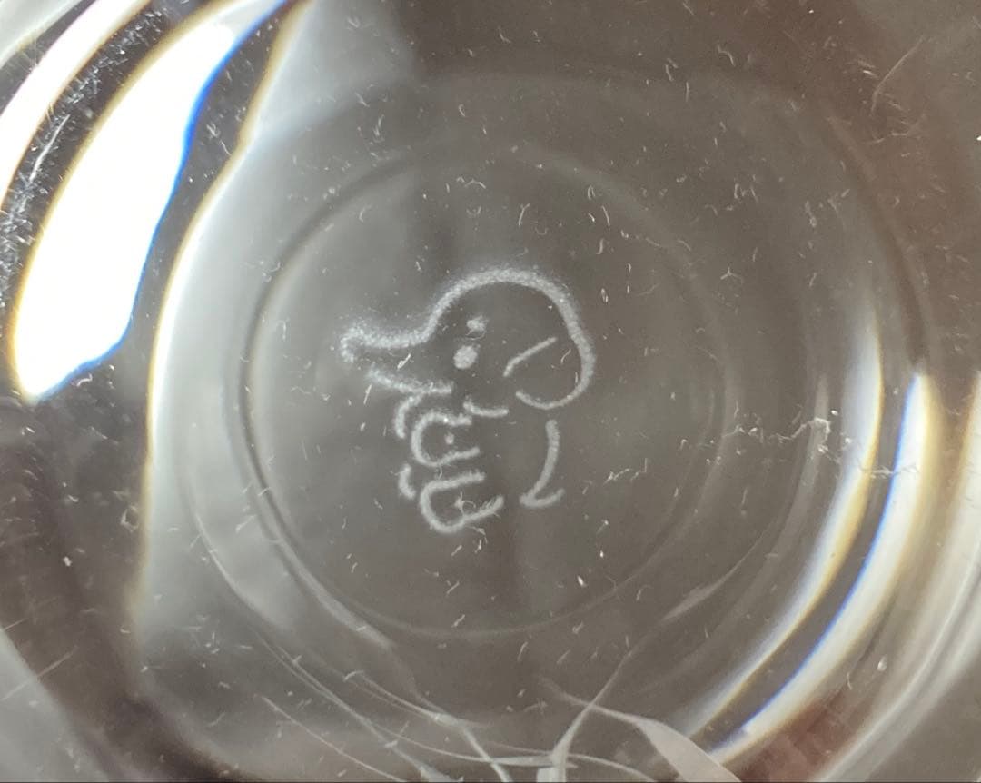 カガミクリスタル×佐藤製薬　ビールグラス ペア　サトちゃん　ノベルティ