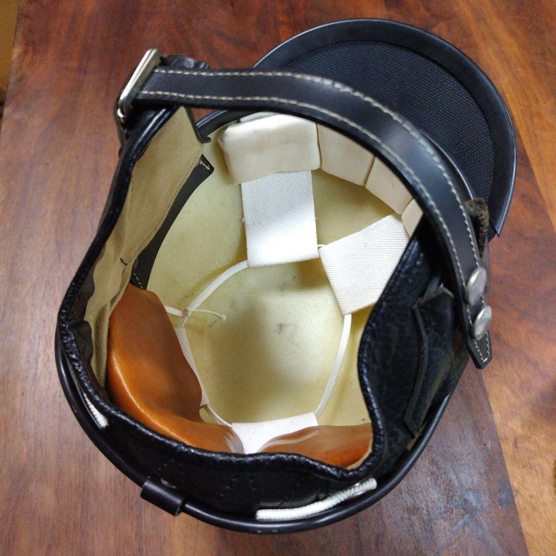 ノマドクロージング 半帽ヘルメット ブラック バイザー付き