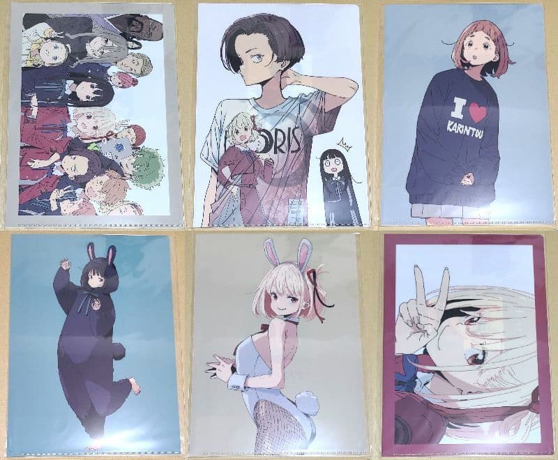 リコリスリコイル 展　錦木千束　井上たきな　限定　クリアファイル　18種セット