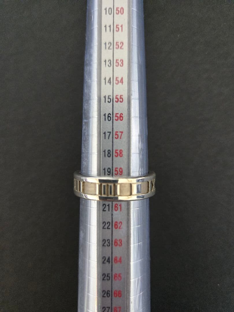 TIFFANYアトラスリング20号新品仕上げ無傷未使用に近い極美品✴️