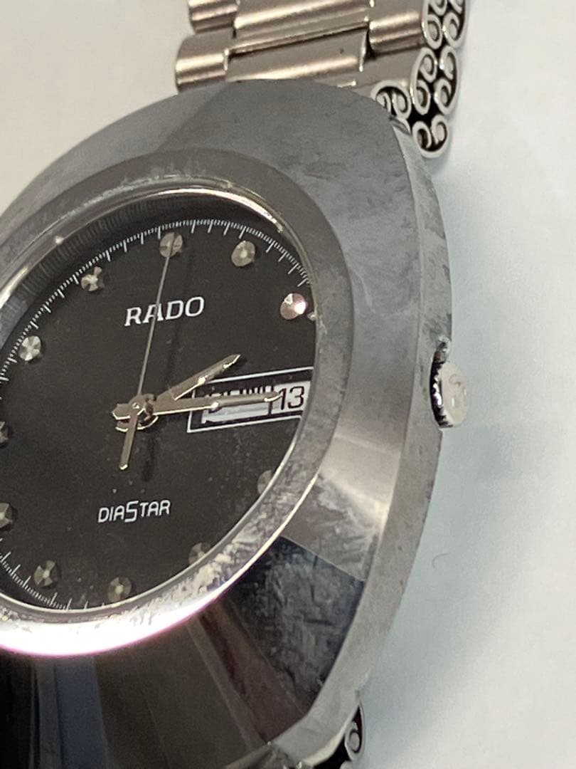 RADO DIASTAR メンズ 腕時計 SS デイデイト 【3398】