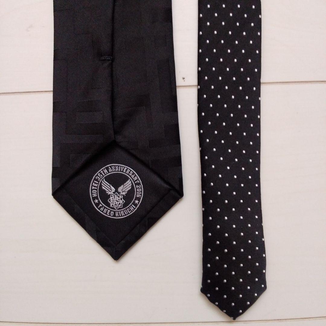 布袋寅泰×タケオキクチ　ネクタイ　G柄 TAKEO KIKUCHI コラボ