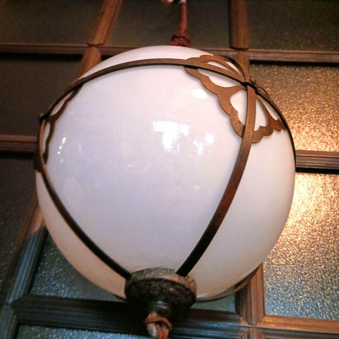 大正和風ランプ 　アンティーク