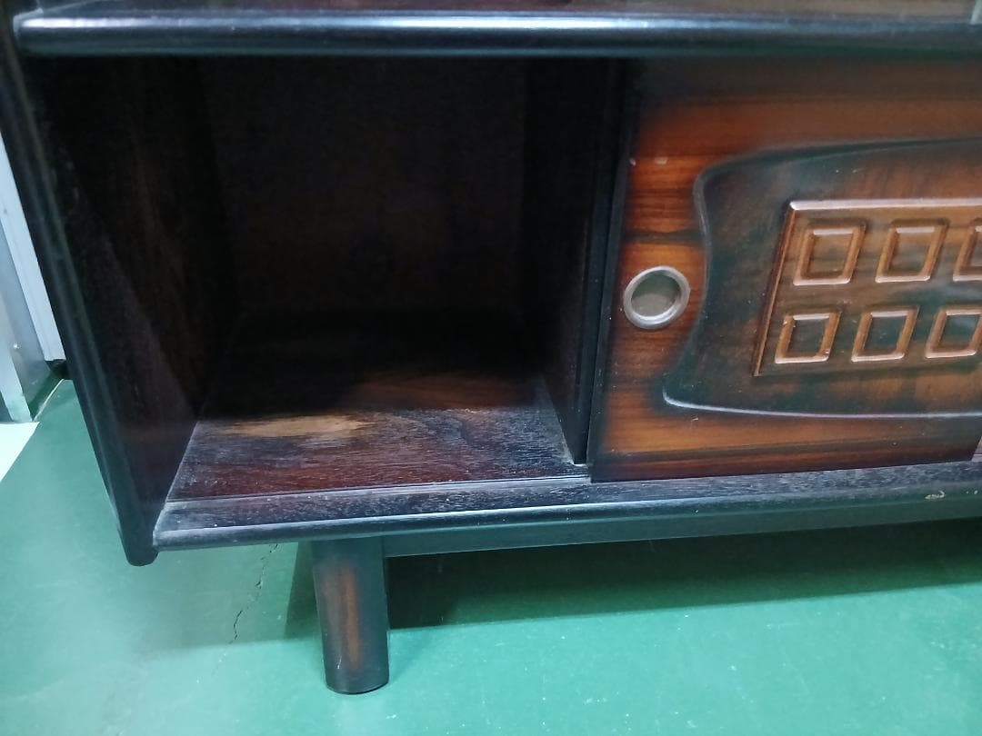 食器棚 和箪笥 レトロ アンティーク 古家具 茶箪笥