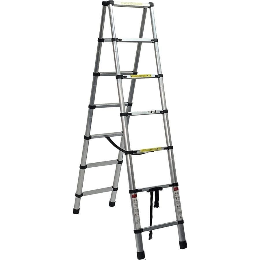 2M*2M 伸縮 脚立 アルミ 折りたたみ コンパクト 梯子 伸縮はしご 44