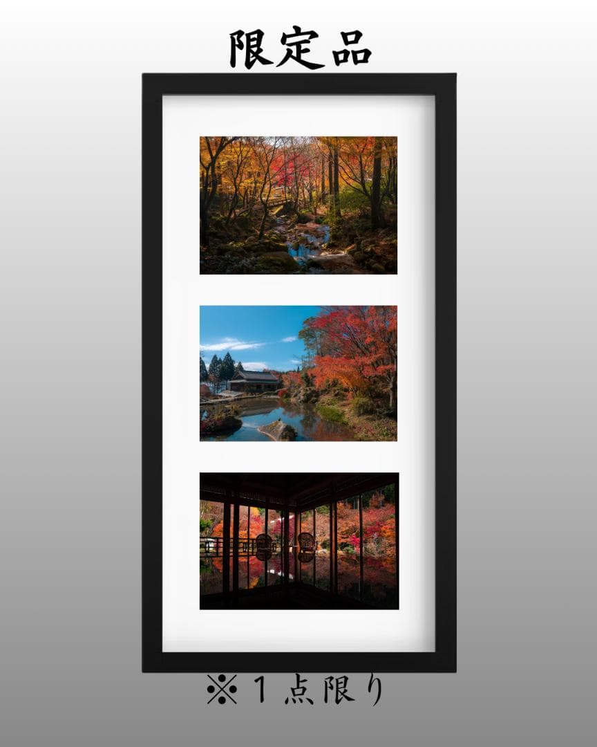 プロカメラマンによる風景写真（額装）