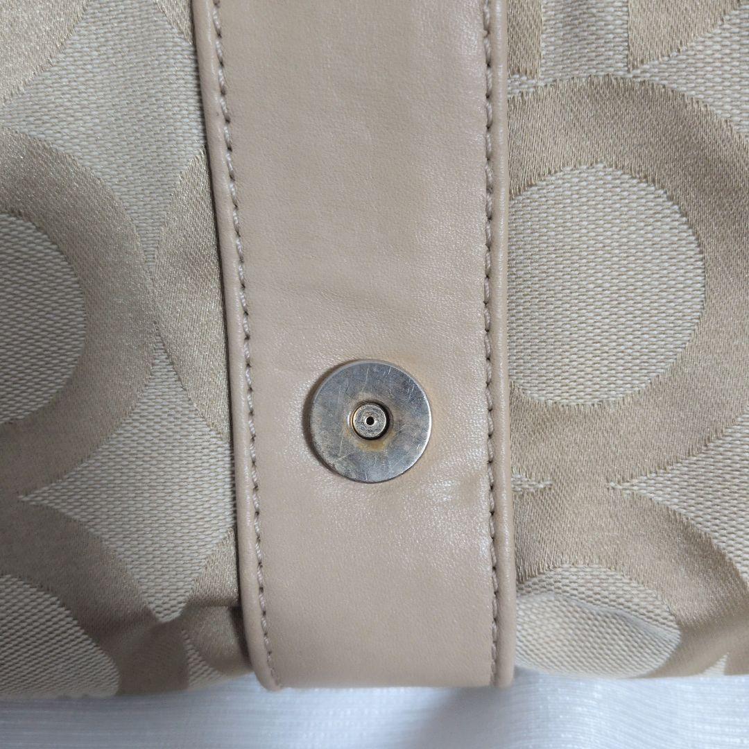 COACH 13408 ハンドバッグ　ワンショルダーバッグ　ベージュ