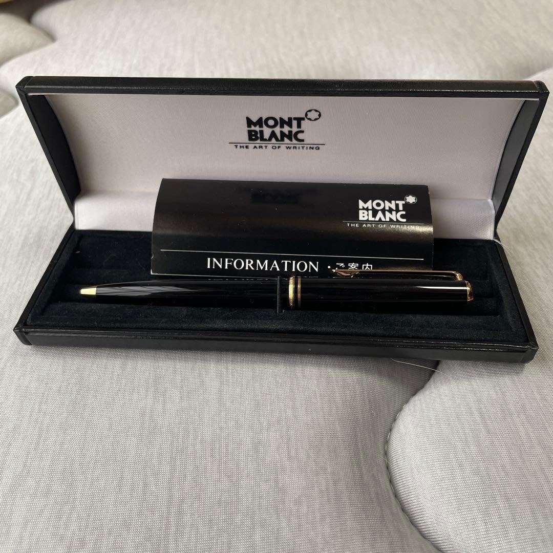 MONT BLANC ブラックボールペン本体 専用ケース付き