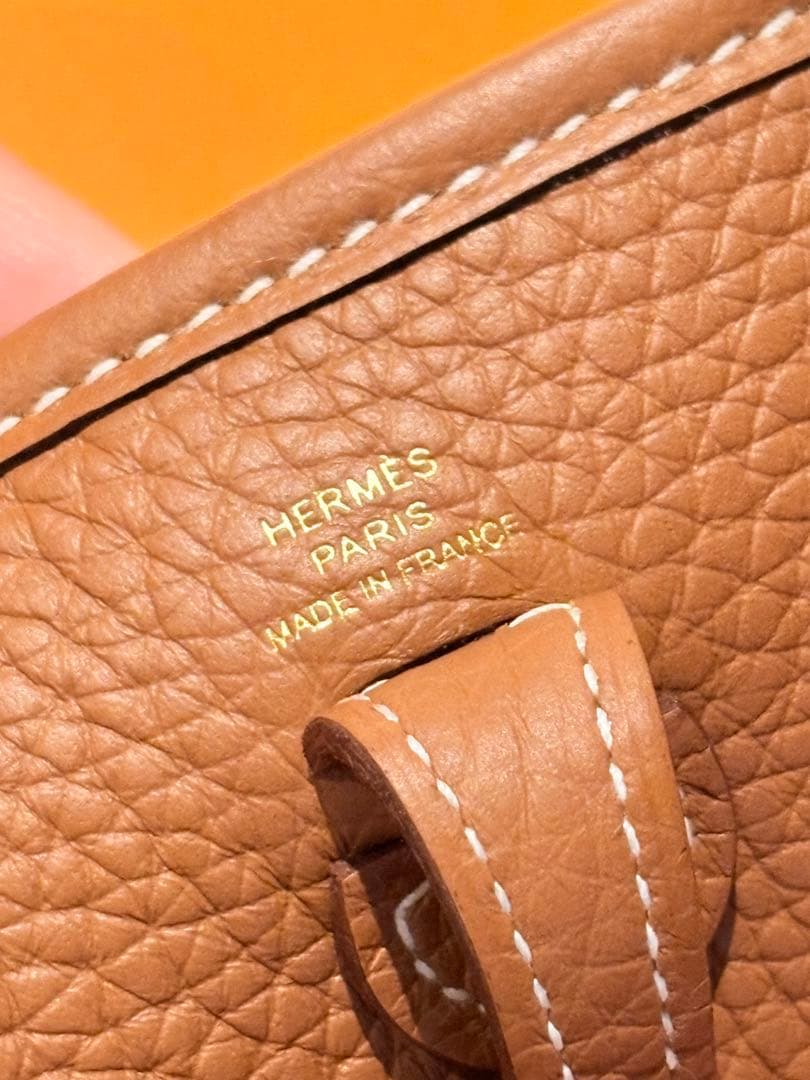 【最終値下】新品未使用 HERMES エルメス ミニエヴリンTPM ゴールド金具