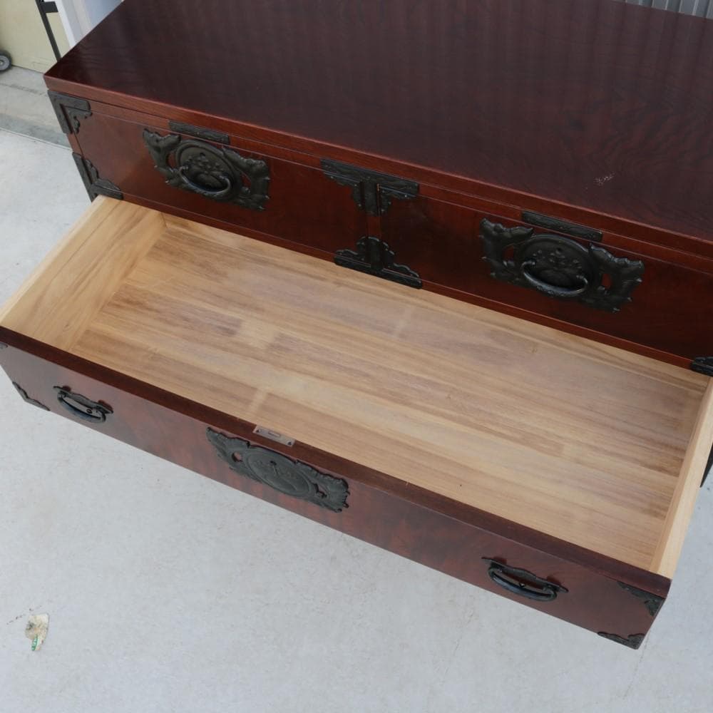 車箪笥 アンティーク 民芸家具 欅 チェスト 和家具 タンス たんす