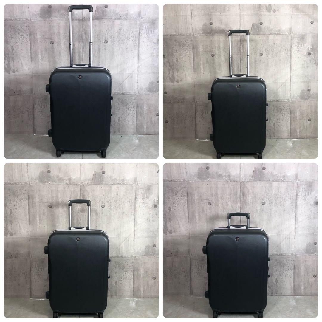 プロテカ　エキノックスライト　スーツケース　TSAロック　ブラック　ハード系