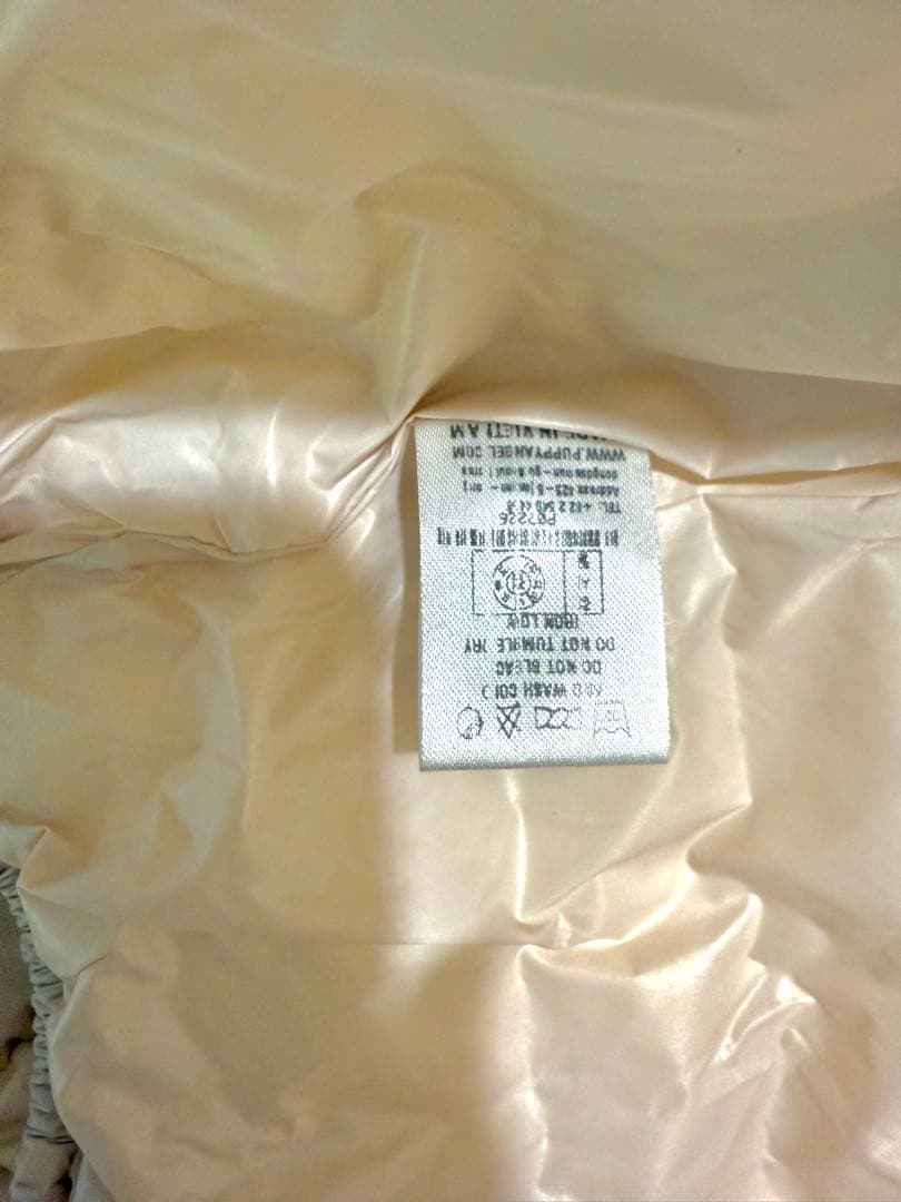 犬用ダウンジャケットS ピンク 収納袋付き　puppy angel