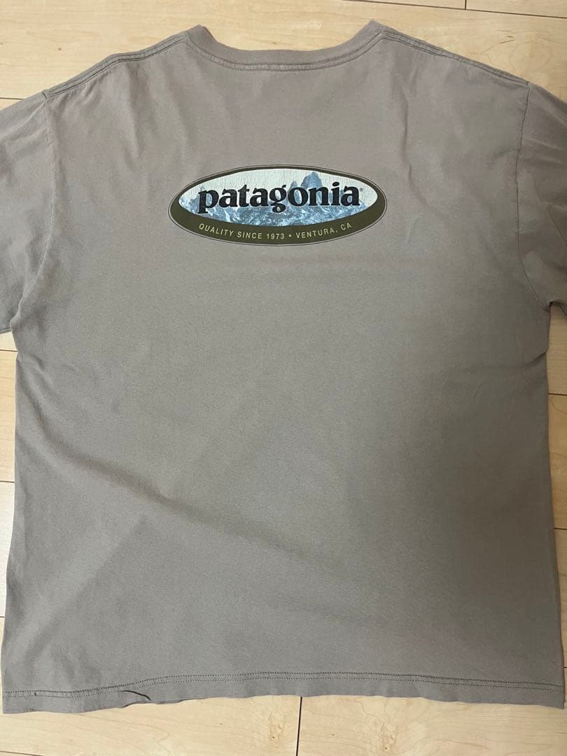 patagonia パタゴニア べネフィシャル Tシャツ ベージュ サイズL