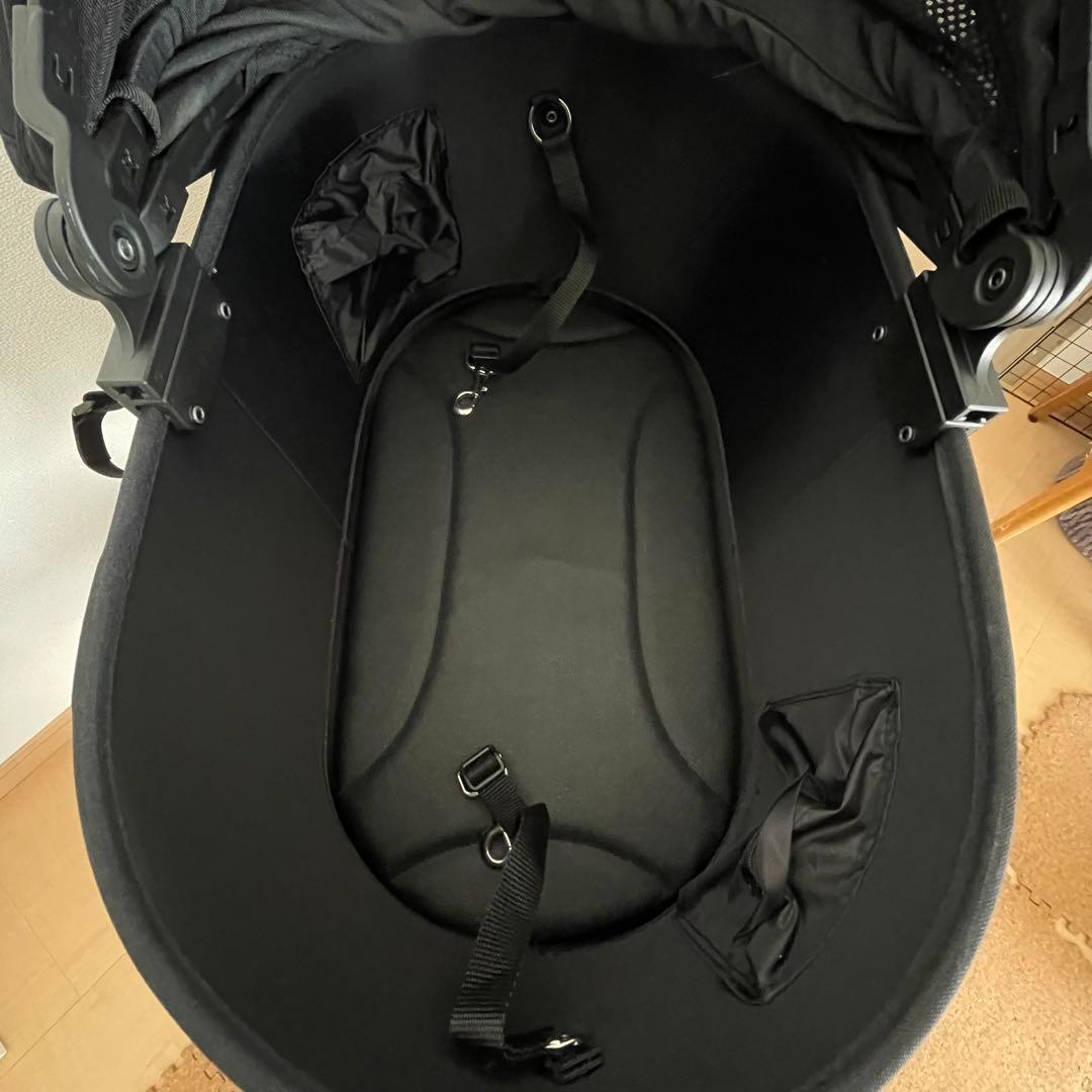 【美品】エアバギー ドーム3レギュラーアースブラック コーナークッション付き