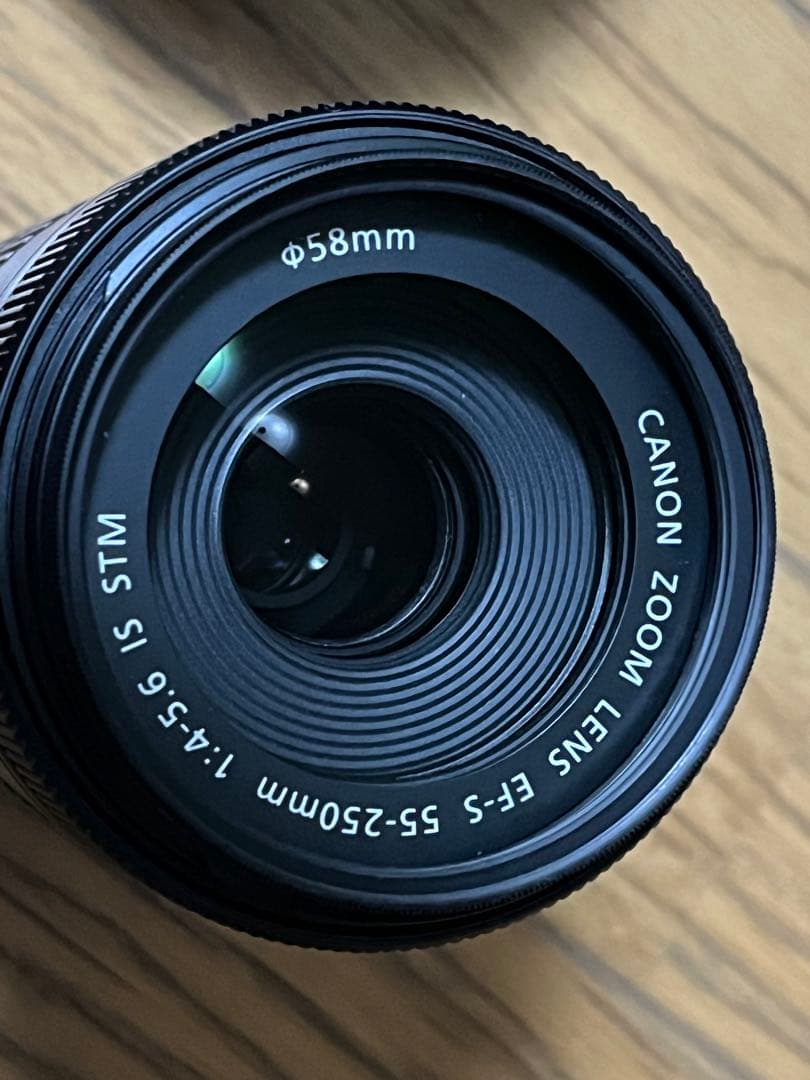 Canon EF-S55-250mm F4-5.6 IS STMズームレンズ