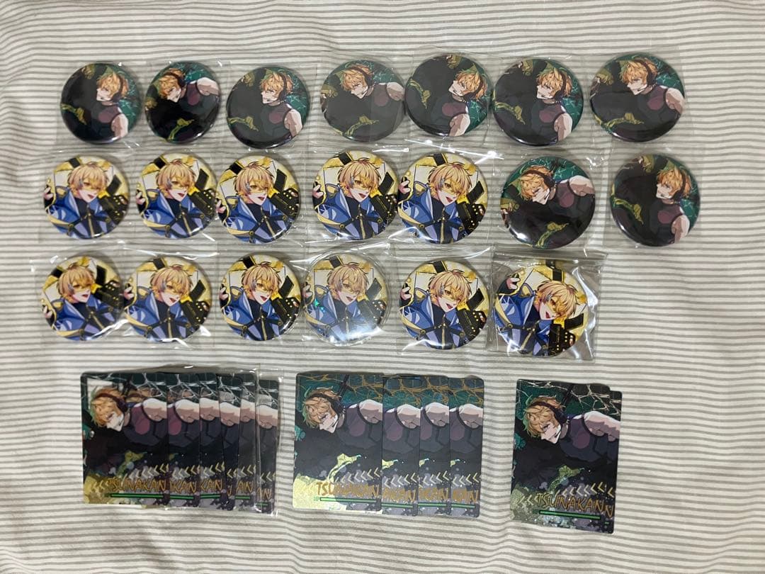 ツナカン　なもない　缶バッジ　アクリルカード　メタルカード