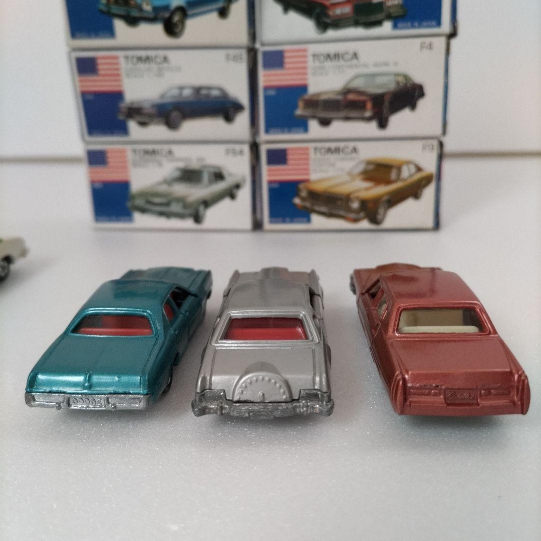 トミカ日本製 外国車シリーズF 青箱 6台セット