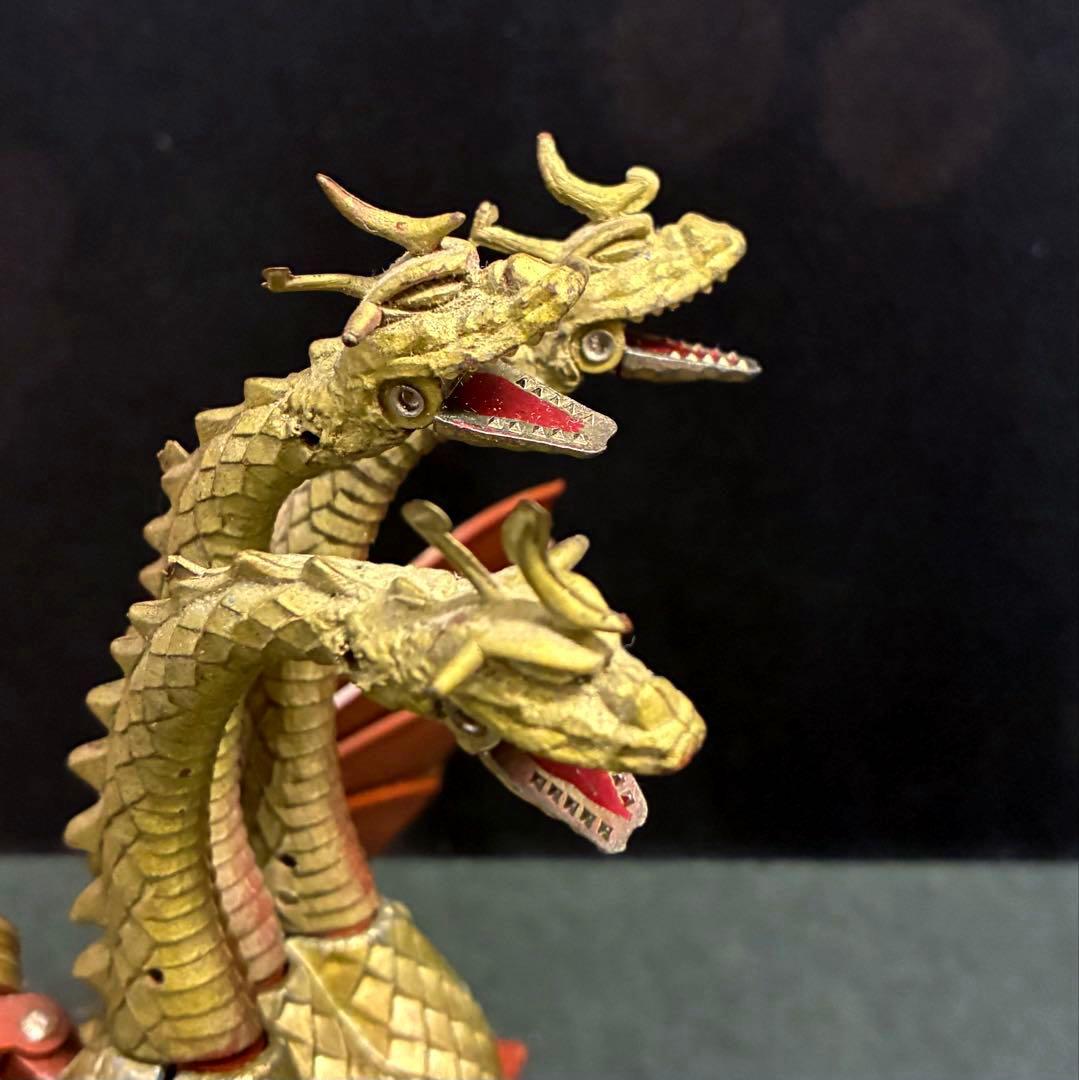 激レア【昭和玩具】■ ブルマァク ジンクロン Z合金 キングギドラ / 超合金